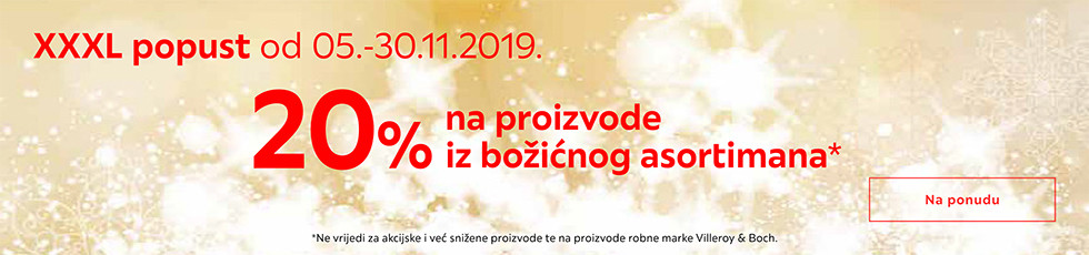 20% popust na božićni asortiman