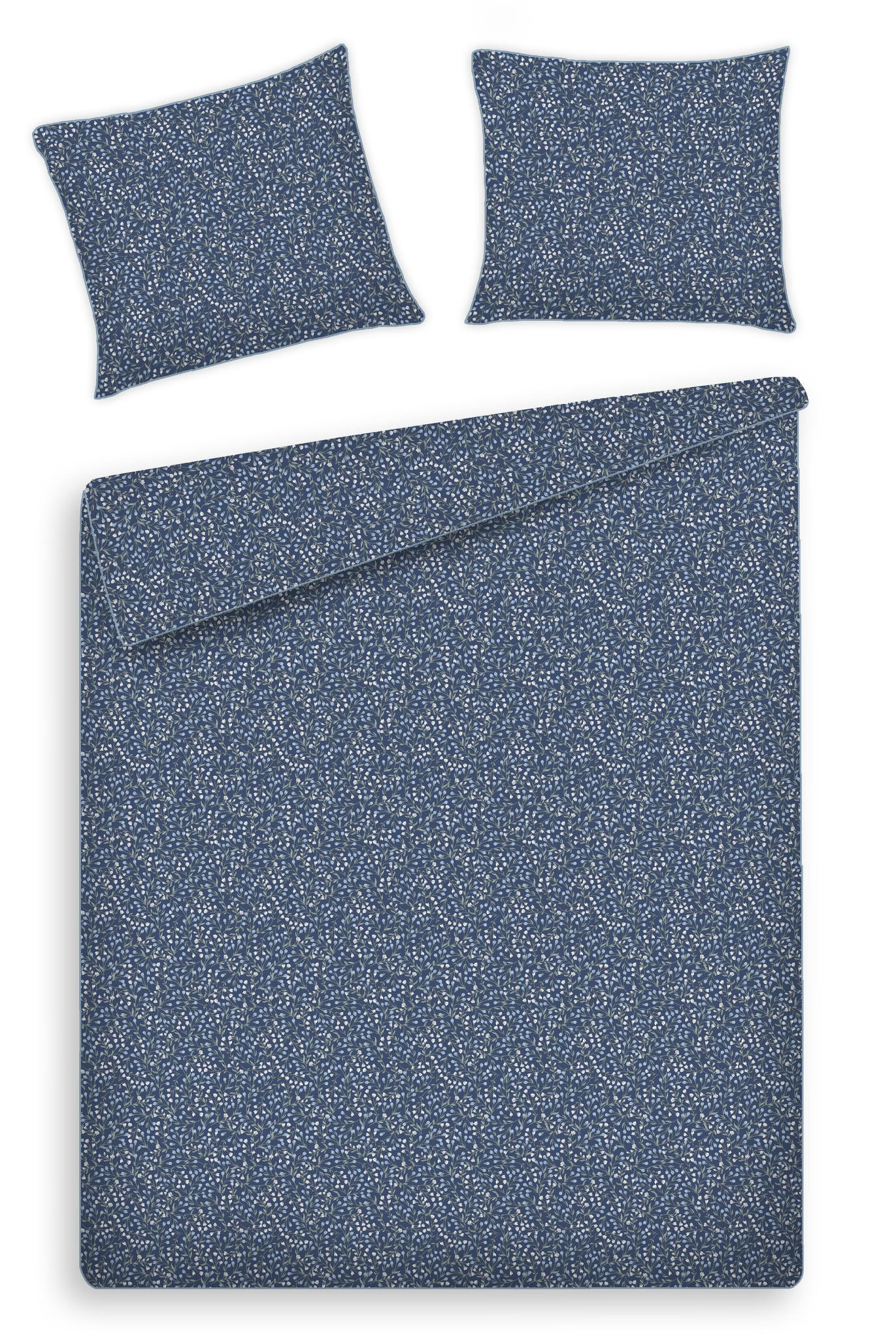 BETTWÄSCHE Crisenta - Blau, Textil (160/200cm) - home&you