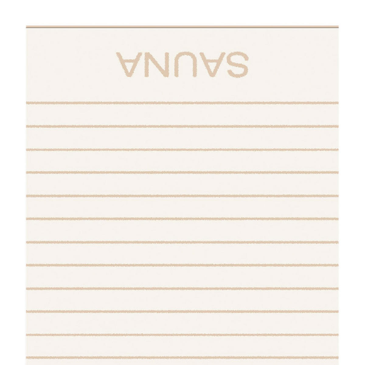 SAUNATÜCHER BALANCE DOUBLEFACE 6237 NATUR - 33 - Beige, Textil (80/200cm) - Cawoe