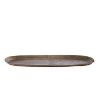 TABLETT Jowad Gold 60.5/25.5/2.5cm - Goldfarben, Metall (25.5/2.5/60.5cm) - PTMD Collection