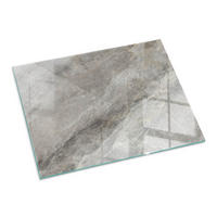 GLASPLATTE für Kamin 80x60 cm Grau - Grau, Glas (80/60/0.4cm) - ArtPrintCave