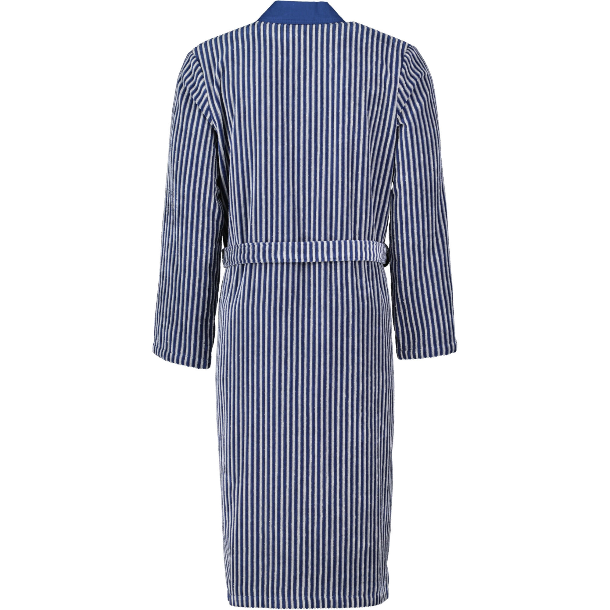 BADEMANTEL HERREN KIMONO STREIFEN 2843 BLAU - 17 - Blau, Textil (Snull) - Cawoe