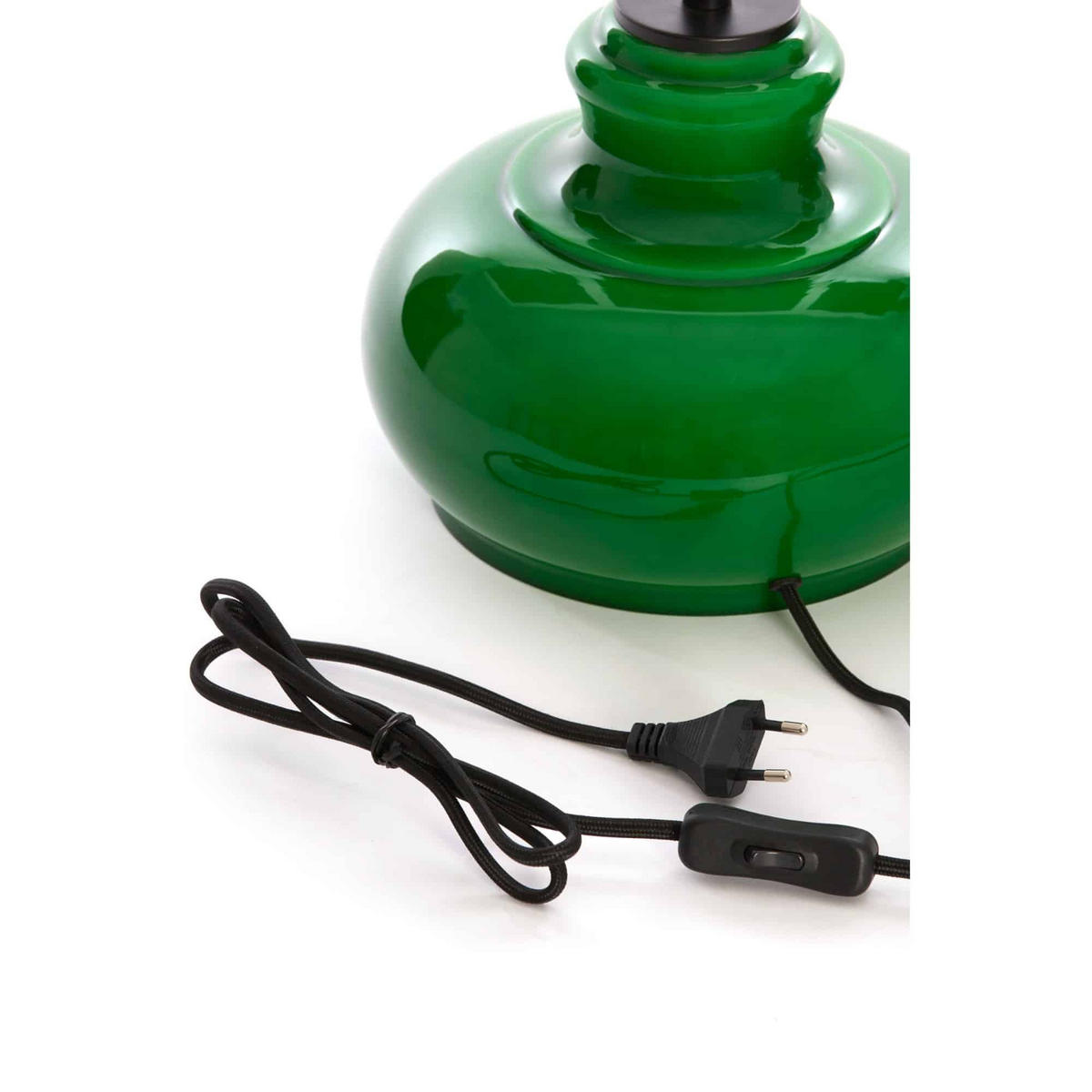 LAMPENFUSS Verde Grün 28.5/28.5/33 cm - Grün, Glas (28.5/28.5/33cm) - Light & Living