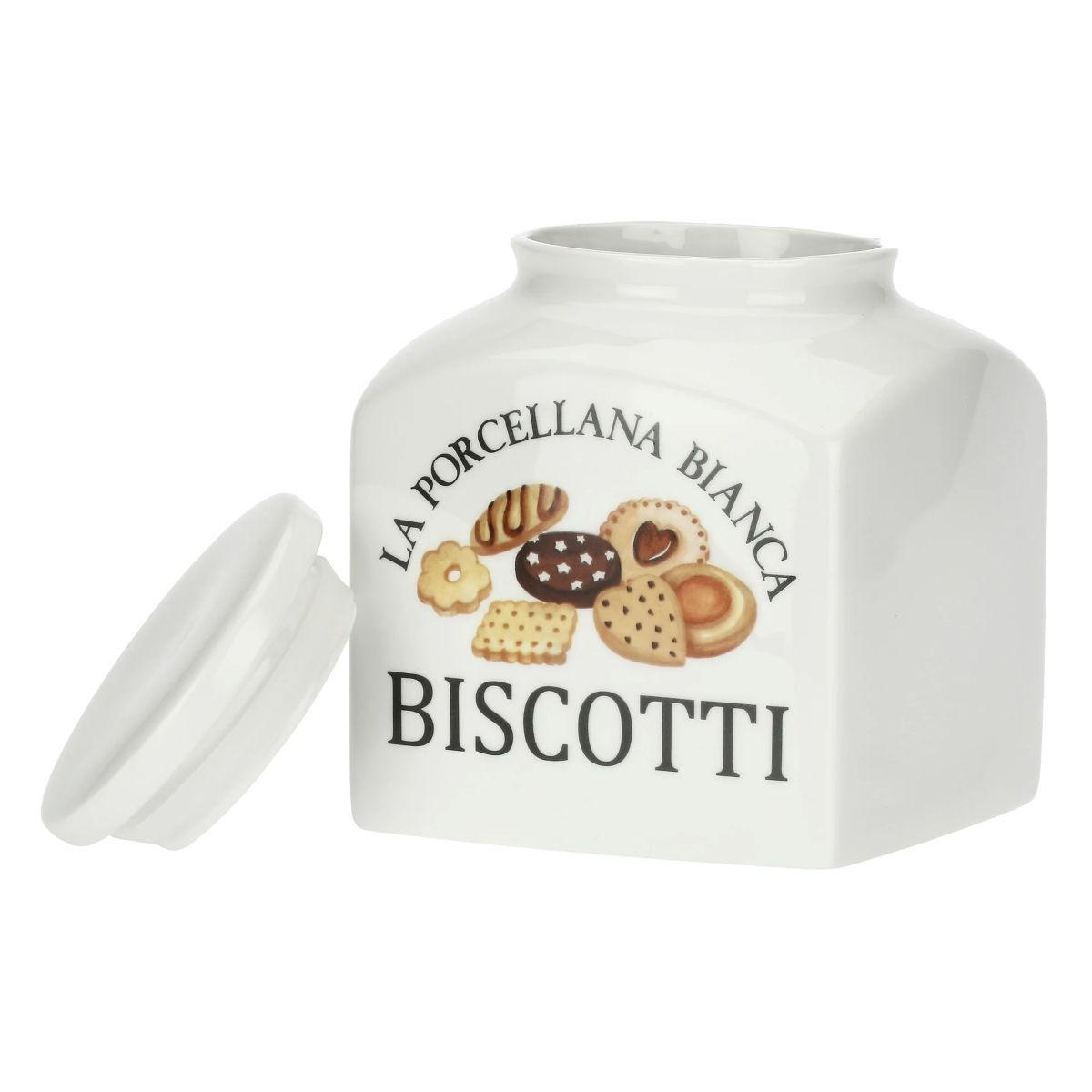 VORRATSDOSE Biscotti 3,5 l - Multicolor, Keramik (17.8/20.5/20.5cm) - La Porcellana Bianca