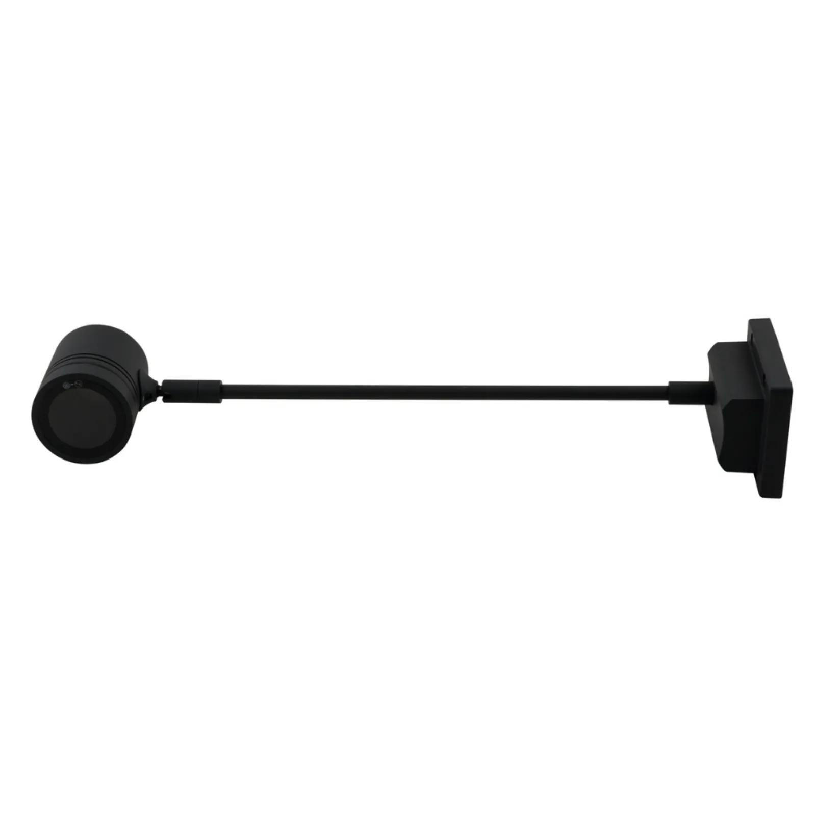 WAND- & DECKENLEUCHTE Schwarz - Schwarz, Metall (3.35/7.8/3.35cm) - click-licht