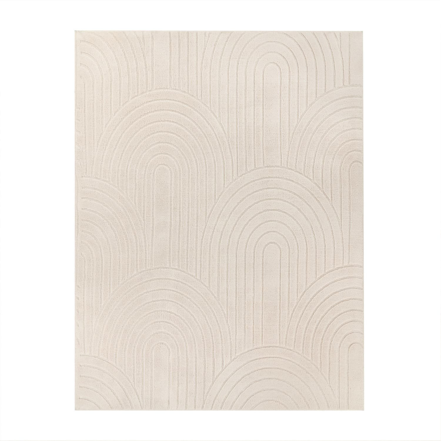 TT Home Hochflorteppich Creme 200x280 cm