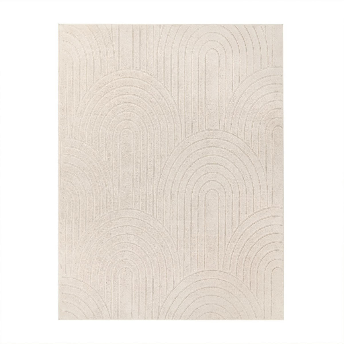 HOCHFLORTEPPICH Creme 120 x 160 cm - Creme, Kunststoff (120/160cm) - TT Home