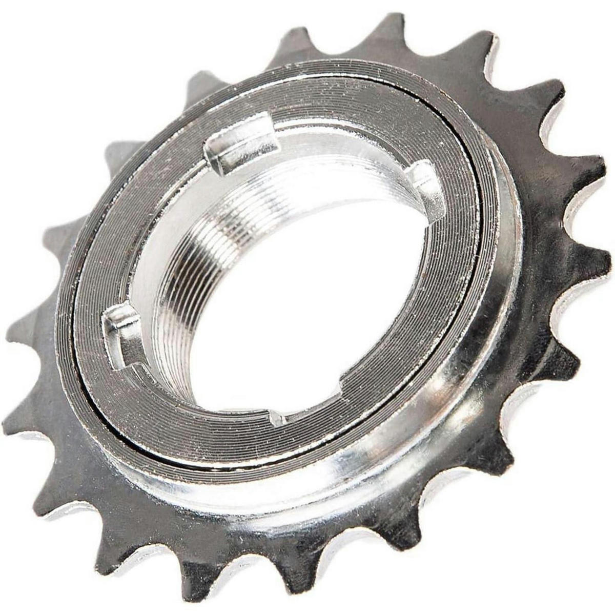 FAHRRADFREILAUF 18 Zähne 1/2 x 1/8 - Silberfarben, Metall (8/1.5/8cm)