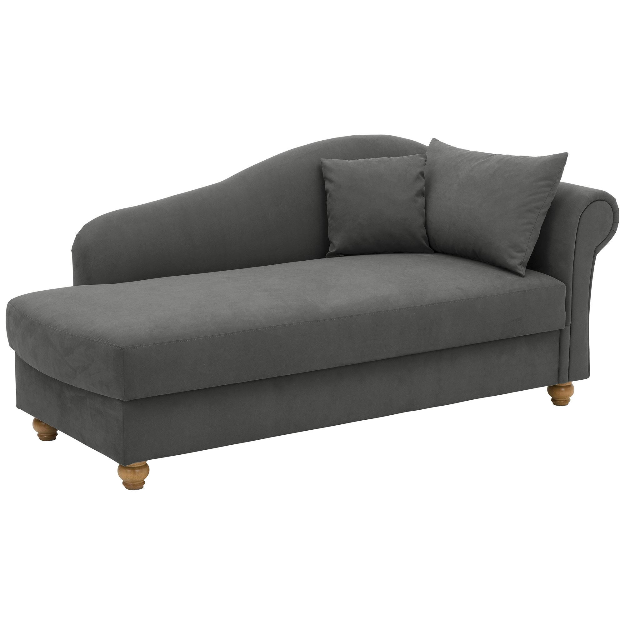 58aufmkessel Recamiere Grau 188x84x92 cm
