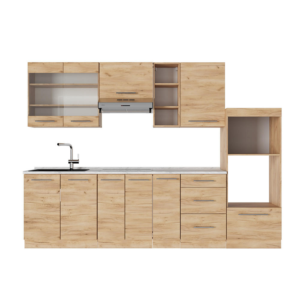 KUCHYŇSKÝ KOUT Fame-Line Zlatý mocný dub - medově dubová, kompozitní dřevo (280/81.6/60cm) - Vicco