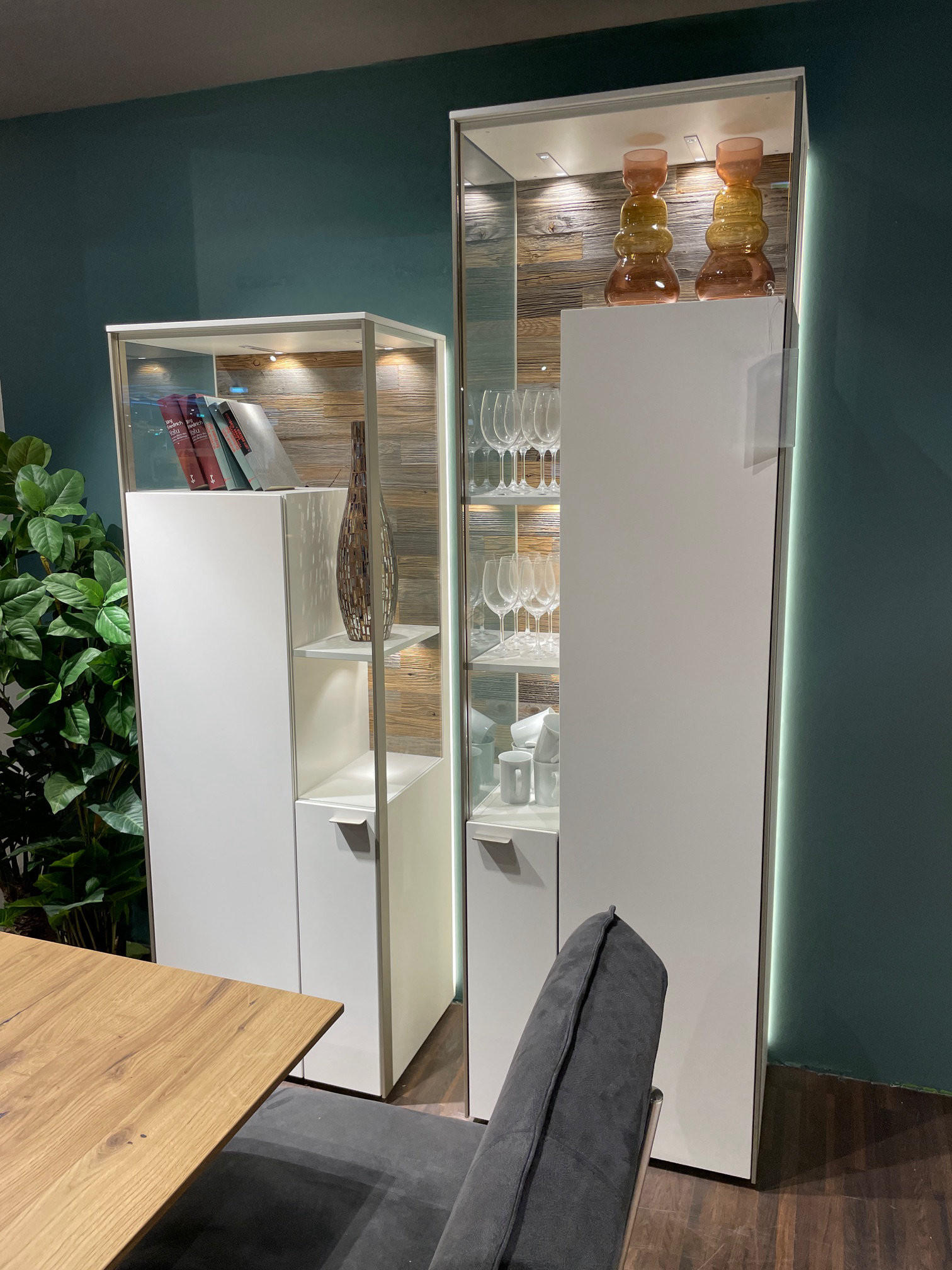 Vitrinen + Sideboard "Sentino" +Ausstellungsstück - Venjakob