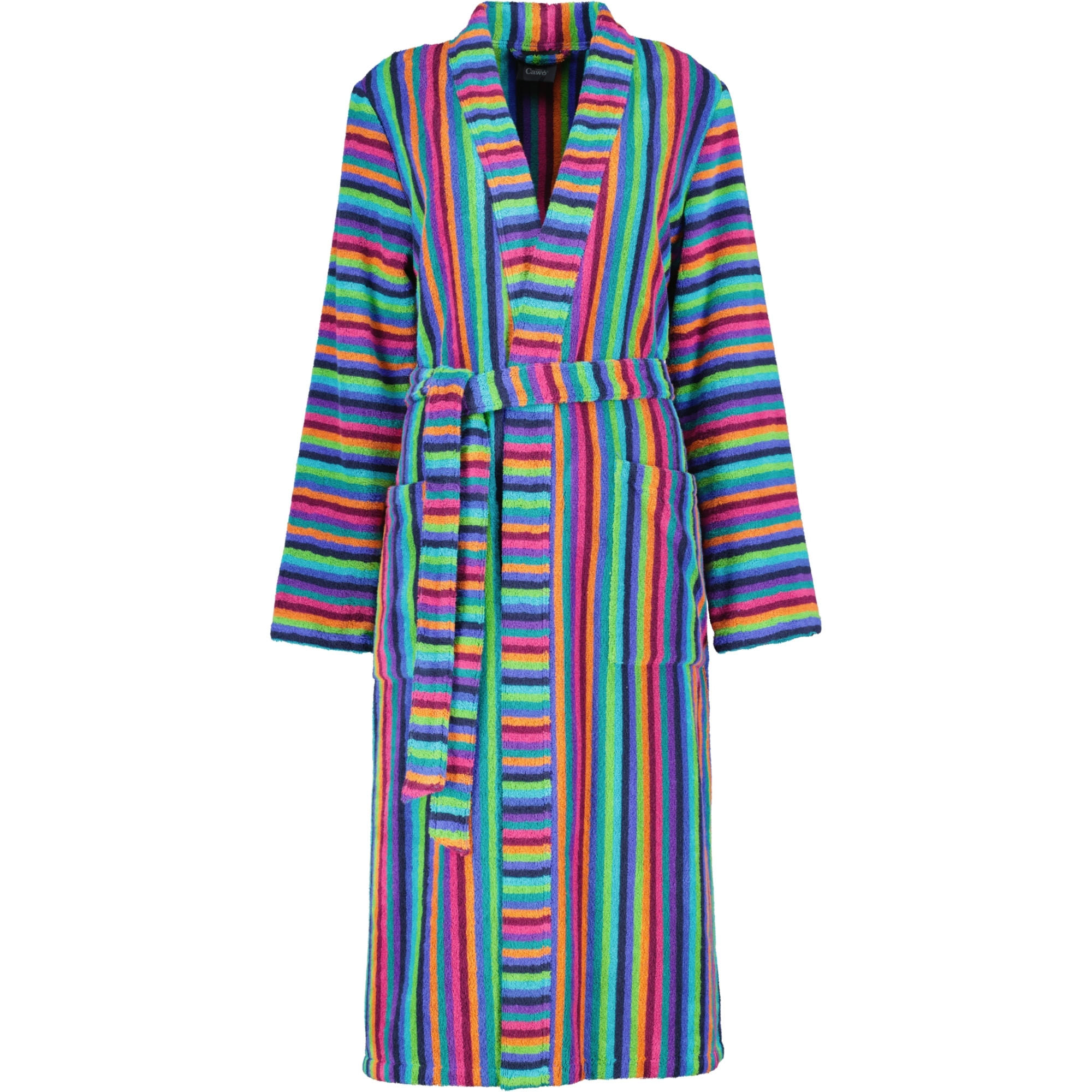 BADEMANTEL DAMEN KIMONO 7048 MULTICOLOR - 84 - Multicolor, Textil (Lnull) - Cawoe