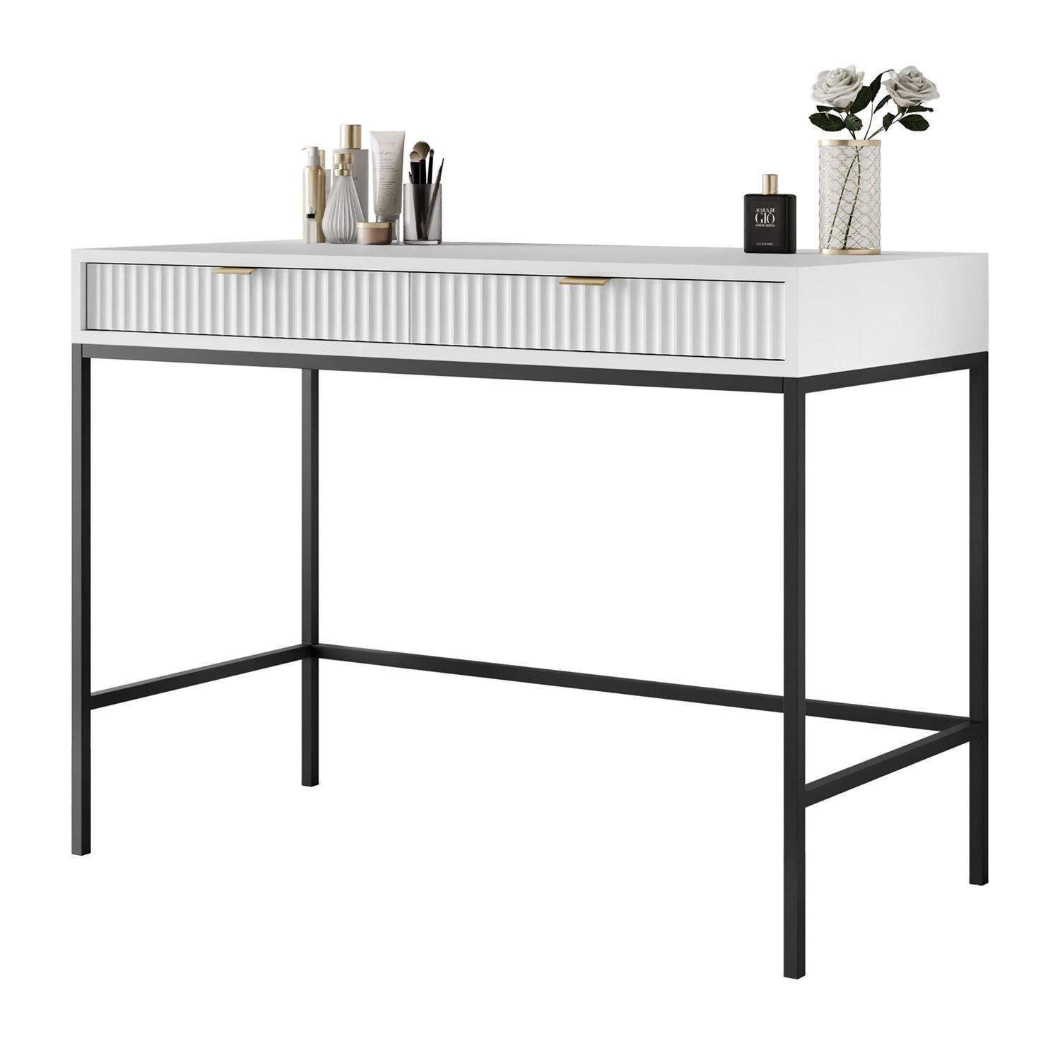 KONSOLENTISCH CORTADO T104 WEISS - Weiß, Holzwerkstoff (50/104/78cm) - Lookway