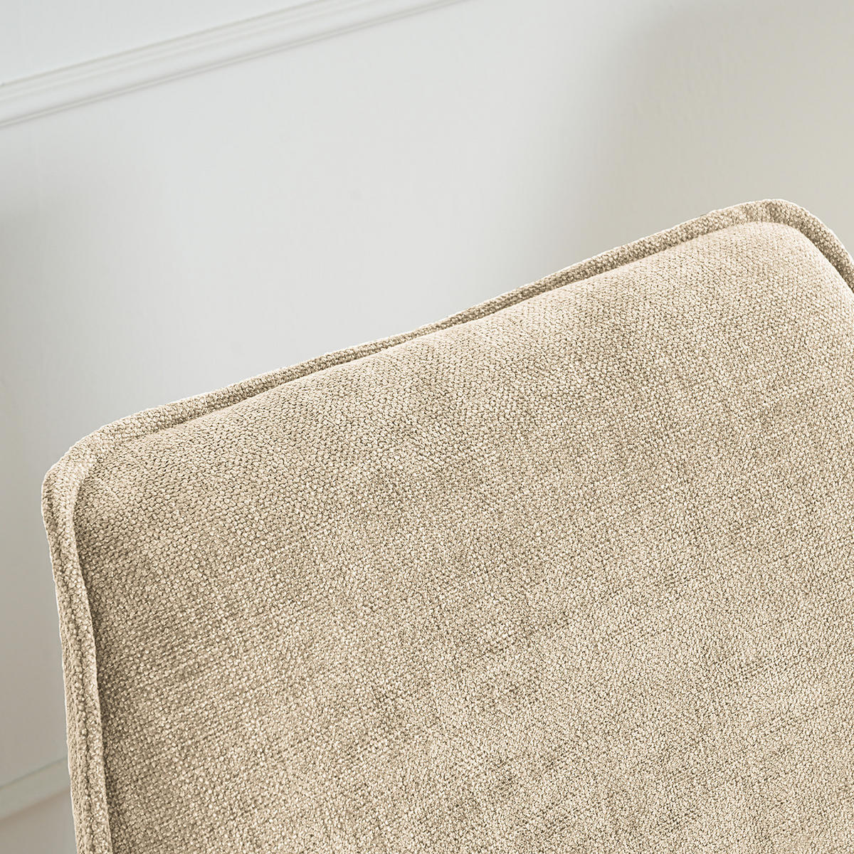 DREHBARER ARMLEHNENSTUHL - Metall / Textil - Beige/Schwarz, Kunststoff/Textil (58/90/60cm) - home24