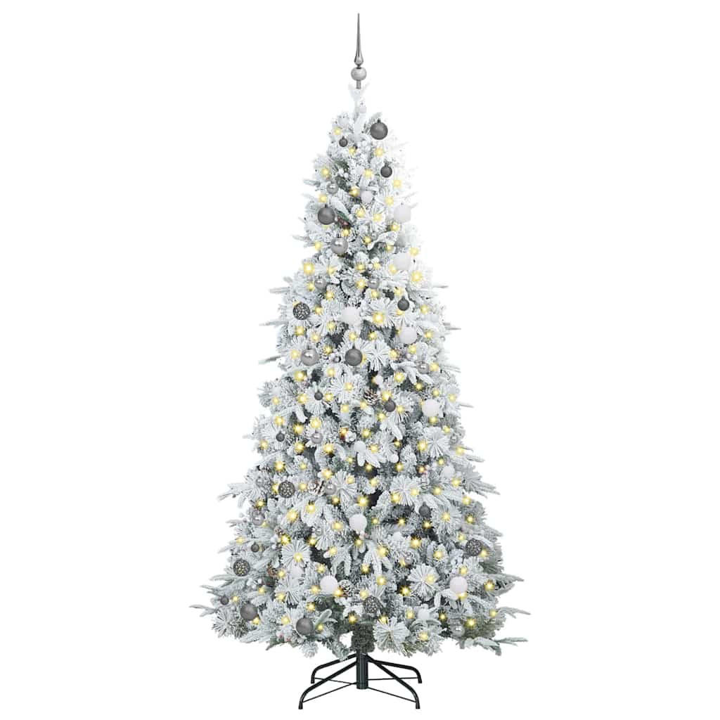 vidaXL Weihnachtsbaum Weiß 240 cm