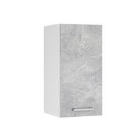 HÄNGESCHRANK R-Line Beton 30 cm - Schieferfarben/Hellgrau, Holzwerkstoff (30/60/31cm) - Vicco