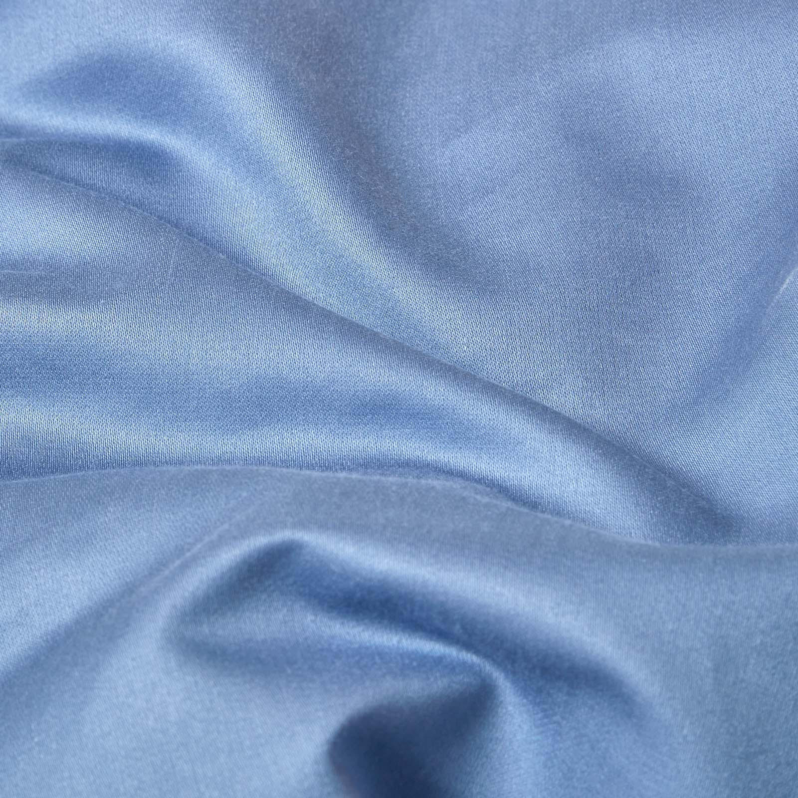 BETTLAKEN ohne Gummizug, Ägyptische Baumwolle, Fadendichte 1000 - Blau, Textil (240/275cm) - Homescapes