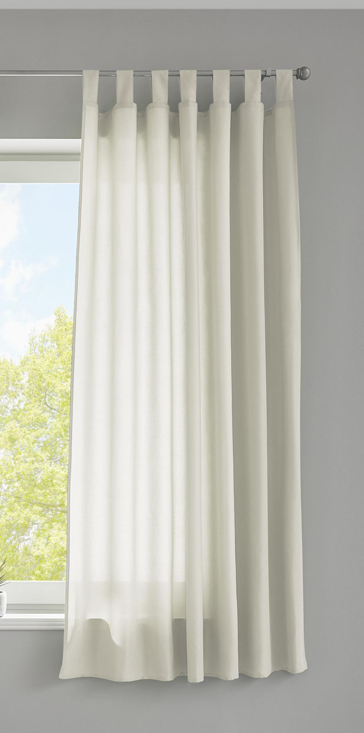 VORHANG POTSDAM HxB 175x140 cm Creme - Creme, Textil (140/175cm) - Gardinenbox