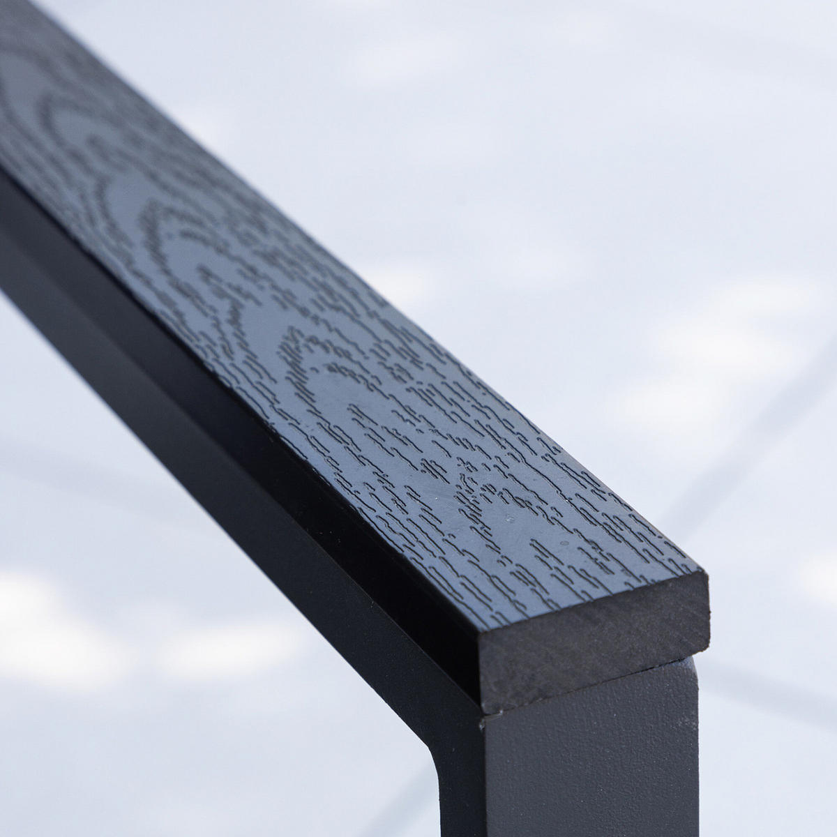 GARTENSTUHL - Schwarz - Aluminium - 58 x 90 x 60 cm - Schwarz, Metall (58/90/60cm) - home24