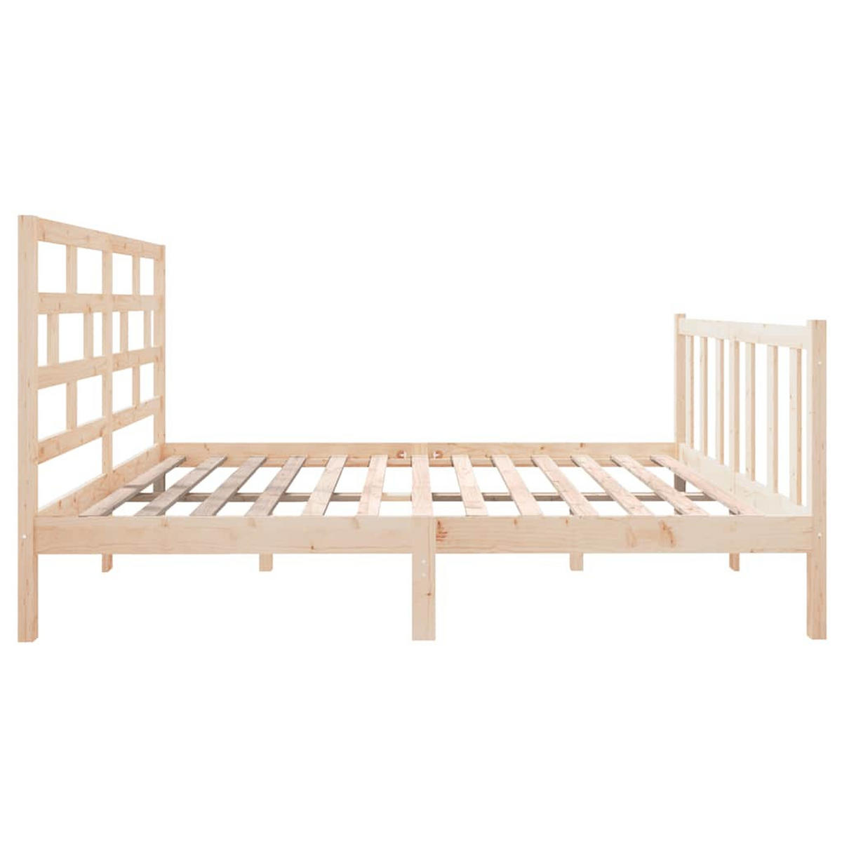 BETT Kilpatrick 145.5/195.5 cm - Braun, Holz (140/190cm) - Nettlife