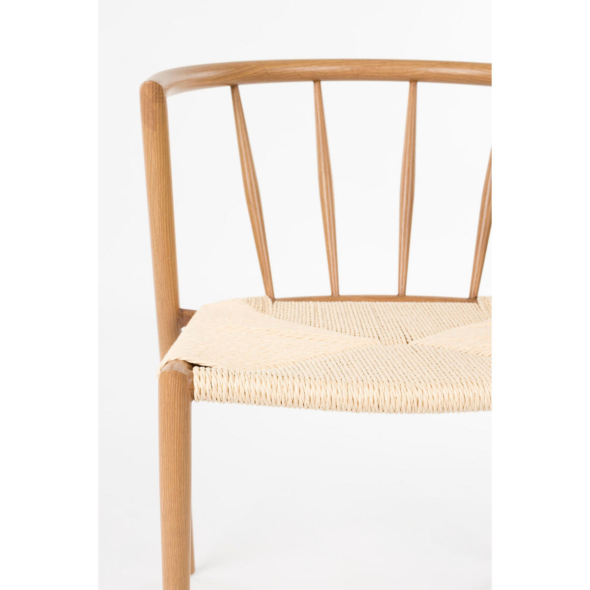 ESSZIMMERSTUHL Che Naturel - 2 er Set - Hellbraun/Beige, Metall (52/70/46cm) - Housecraft Living