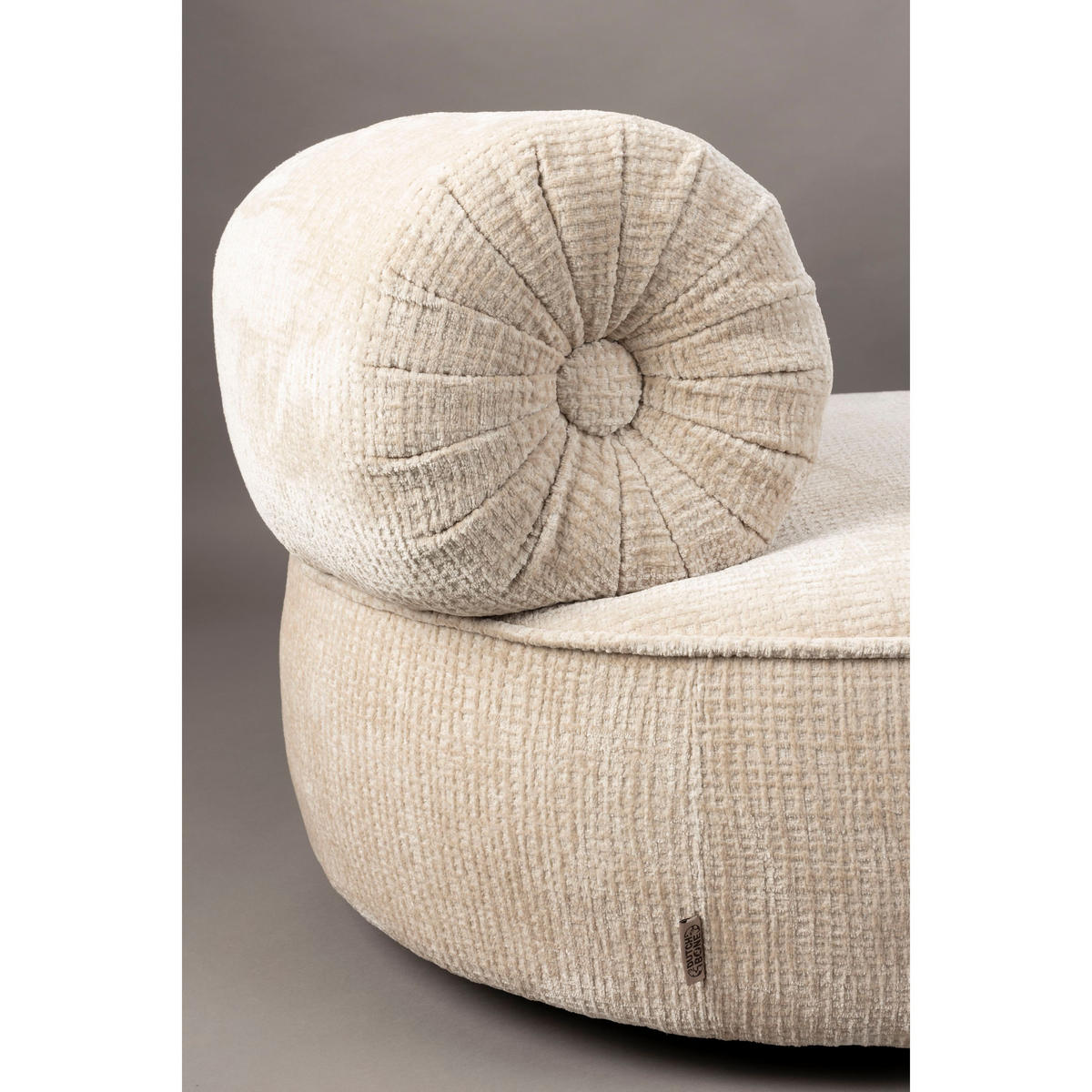 SESSEL Tilbury Beige - Beige, Textil (100/73/100cm) - Dutchbone