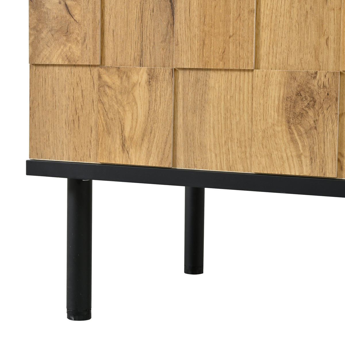 SCHUHSCHRANK 80/91,5/35 cm Natur aus Spanplatte mit höhenverstellbaren Fächern - Naturfarben, Holzwerkstoff (80/91/35cm) - OKMYHOME