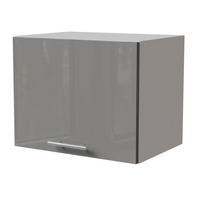 KLAPPHÄNGESCHRANK Essen W4B/45 Grau Hochglanz / Weiß Matt 45 / 32,5 / 36cm - Weiß/Grau, Holz/Holzwerkstoff (45/36/32.5cm) - Feldmann-Wohnen