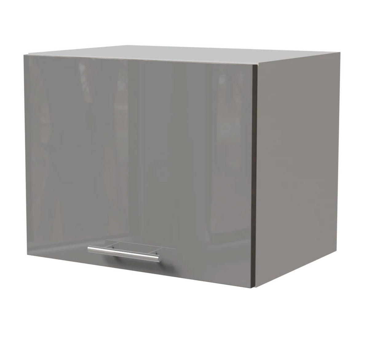 KLAPPHÄNGESCHRANK Essen W4B/45 Grau Hochglanz / Weiß Matt 45 / 32,5 / 36cm - Weiß/Grau, Holz/Holzwerkstoff (45/36/32.5cm) - Feldmann-Wohnen