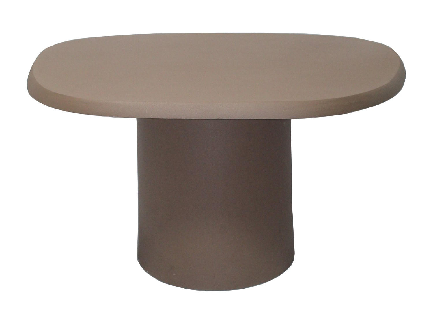 COUCHTISCH - Metall - Taupe - ZINARA - Braun, Metall (56/70/36cm) - Vente-Unique