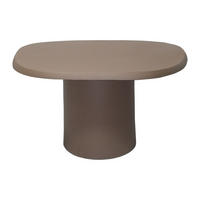 COUCHTISCH - Metall - Taupe - ZINARA - Braun, Metall (56/70/36cm) - Vente-Unique