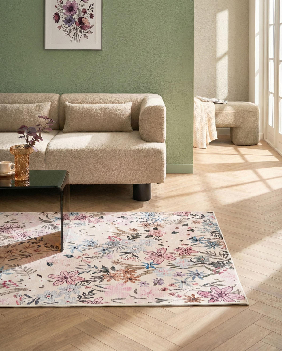 KOBEREC Barevný 140/200 cm Tillo - různobarevná, textil (140/200cm) - Beliani