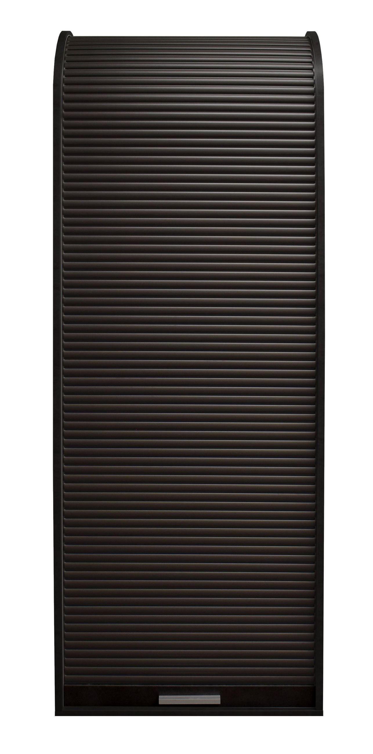58aufmkessel Jalousieschrank Schwarz, Graphit 69x192x44 cm