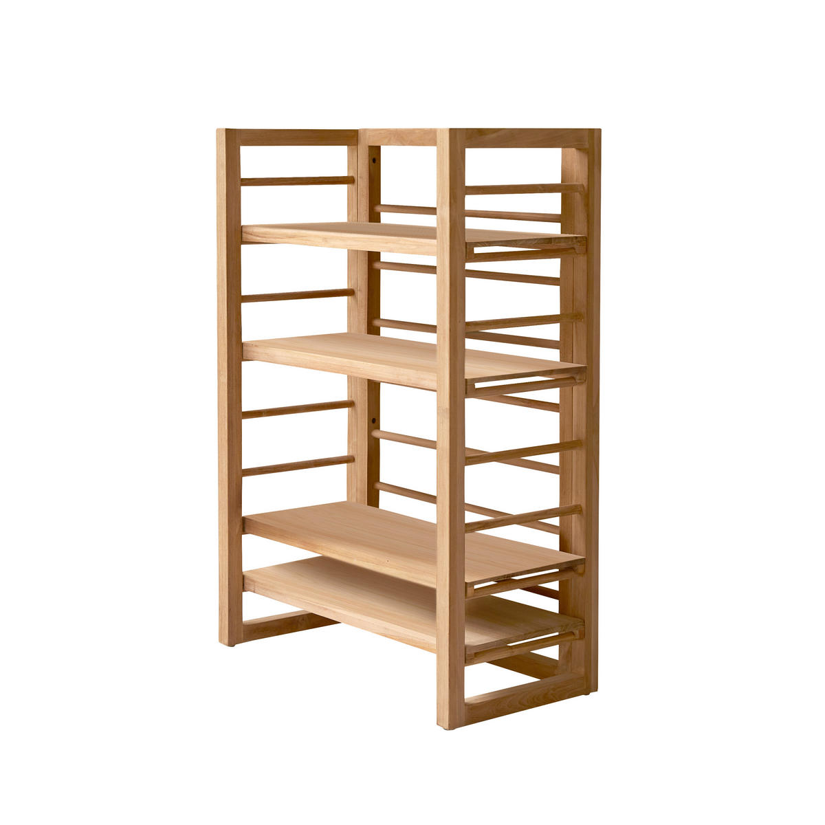 HOCHSCHRANK Sera Natur aus Teak - Naturfarben, Holz (80/115/40cm) - Tikamoon