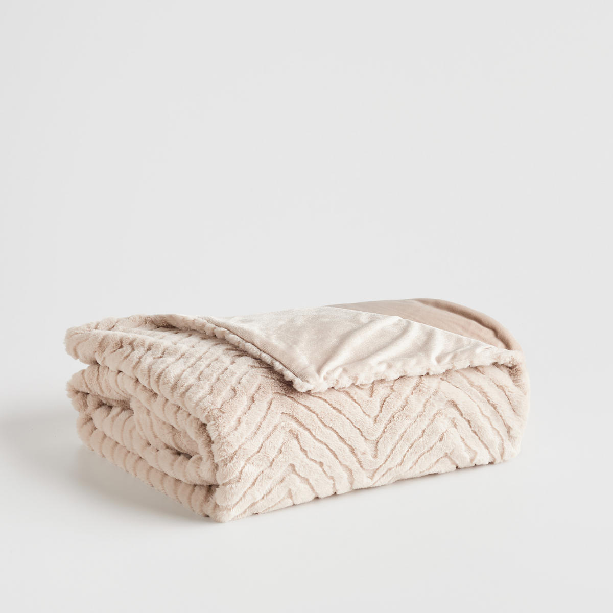 TAGESDECKE Abraconi - Hellbraun, Textil (180/220cm) - home&you