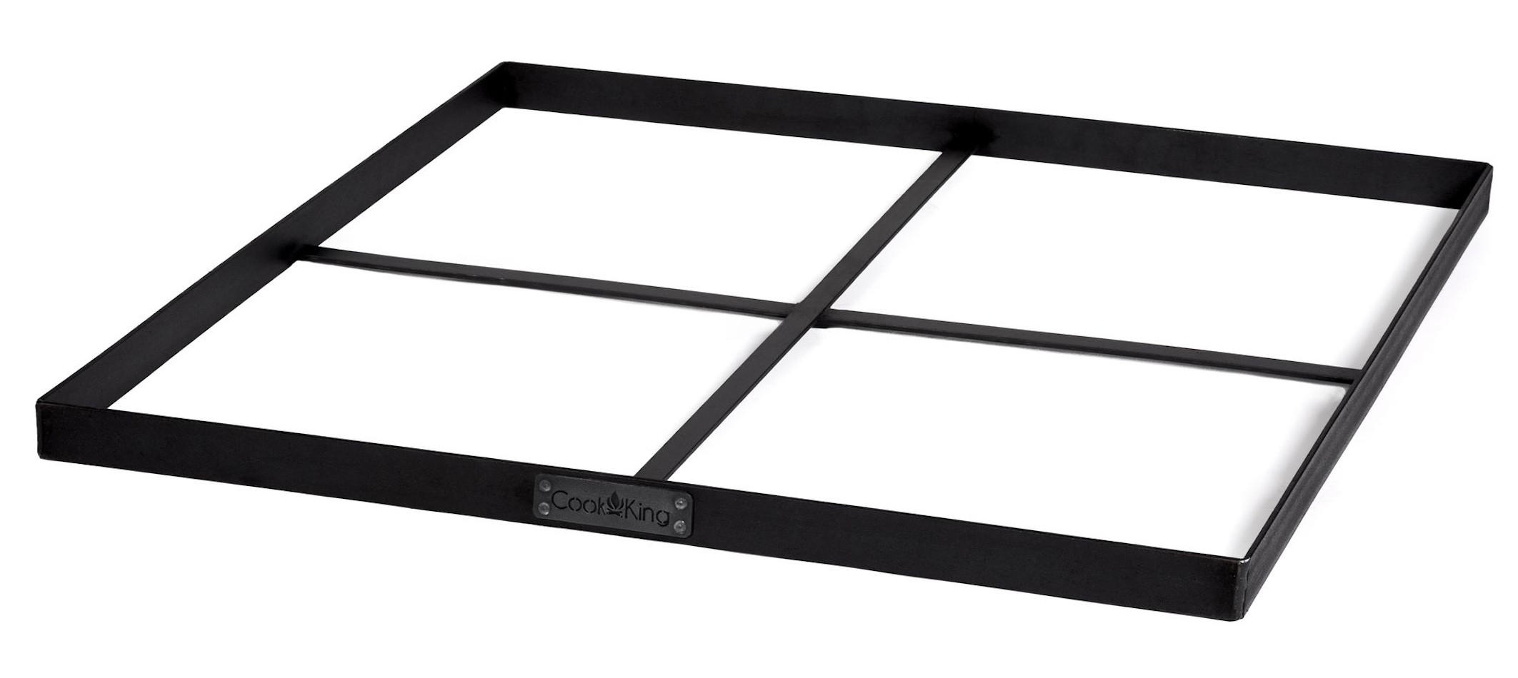 FEUERSCHALENBASIS für Dekosteine 60x60 cm, quadratisch - Rostfarben, Metall (60/60cm) - Cook King