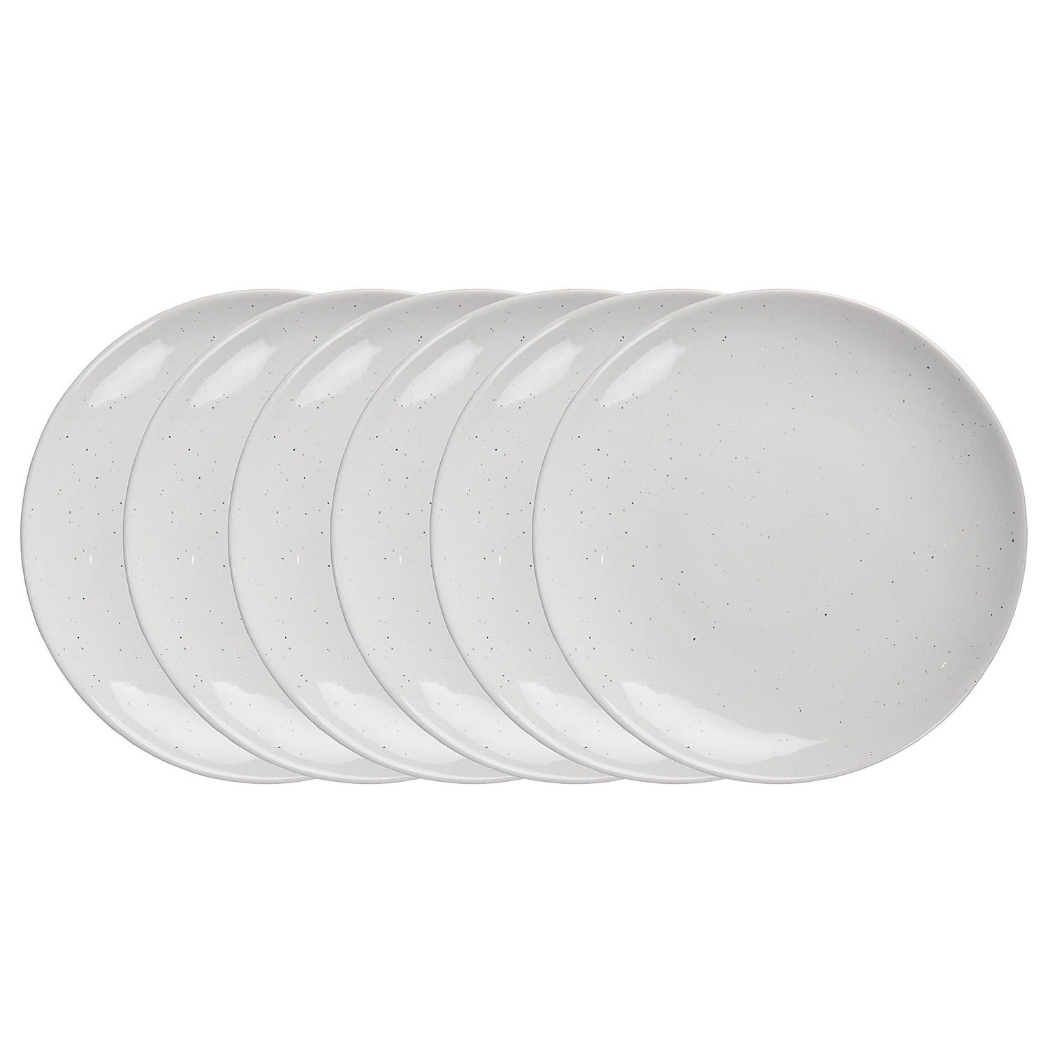 FRÜHSTÜCKSTELLER (6er Set) Lynn - Creme, Keramik (22/22/3cm) - Butlers