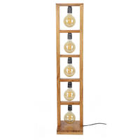 STEHLEUCHTE Modulo Beige 28/28/ 135 cm - Beige, Holz (28/28/135cm) - Hoyz Collection