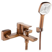 WANNENARMATUR Rea Argus Copper Brush - Kupferfarben, Metall (14.5/10/11cm) - REA