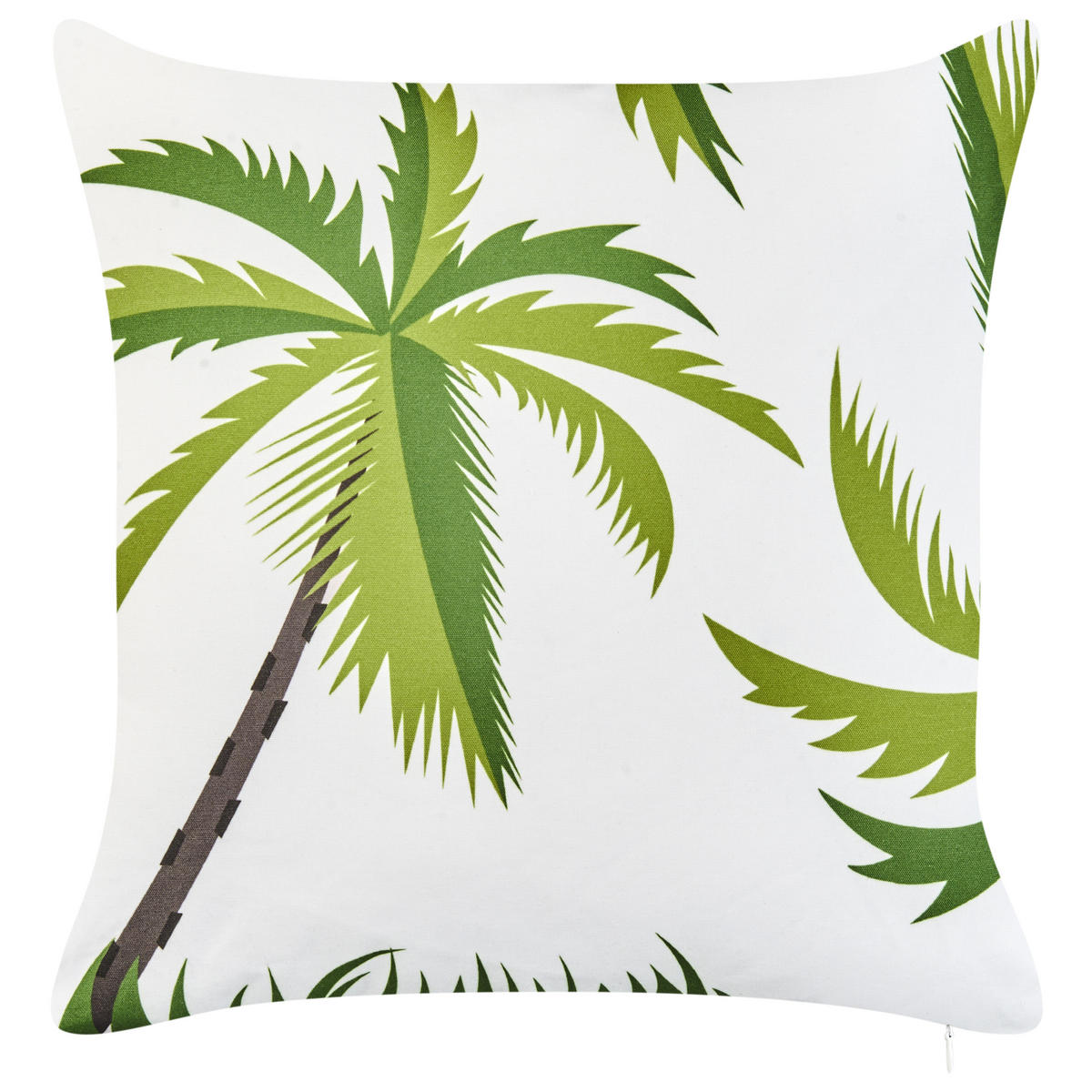 VRTNA BLAZINA komplet 2 zelena 45/7 cm Seaside - zelena/bela, tekstil (45/45/45cm) - Beliani