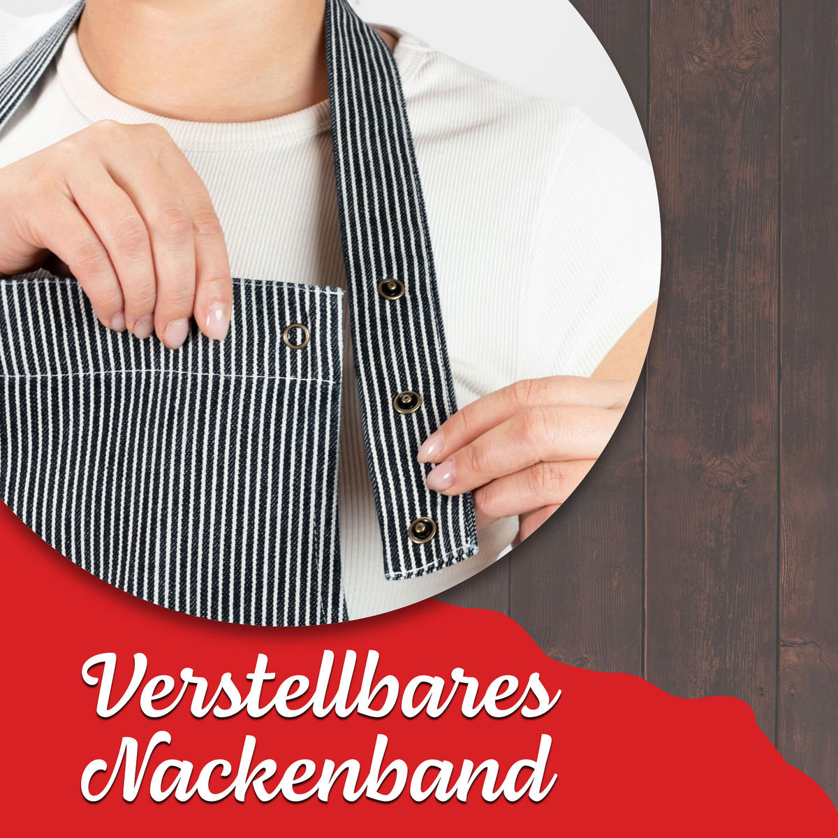 SCHÜRZE , 75x100 cm, 100% Baumwolle, Grau - Weiß/Grau, Textil (75/100cm) - Zollner