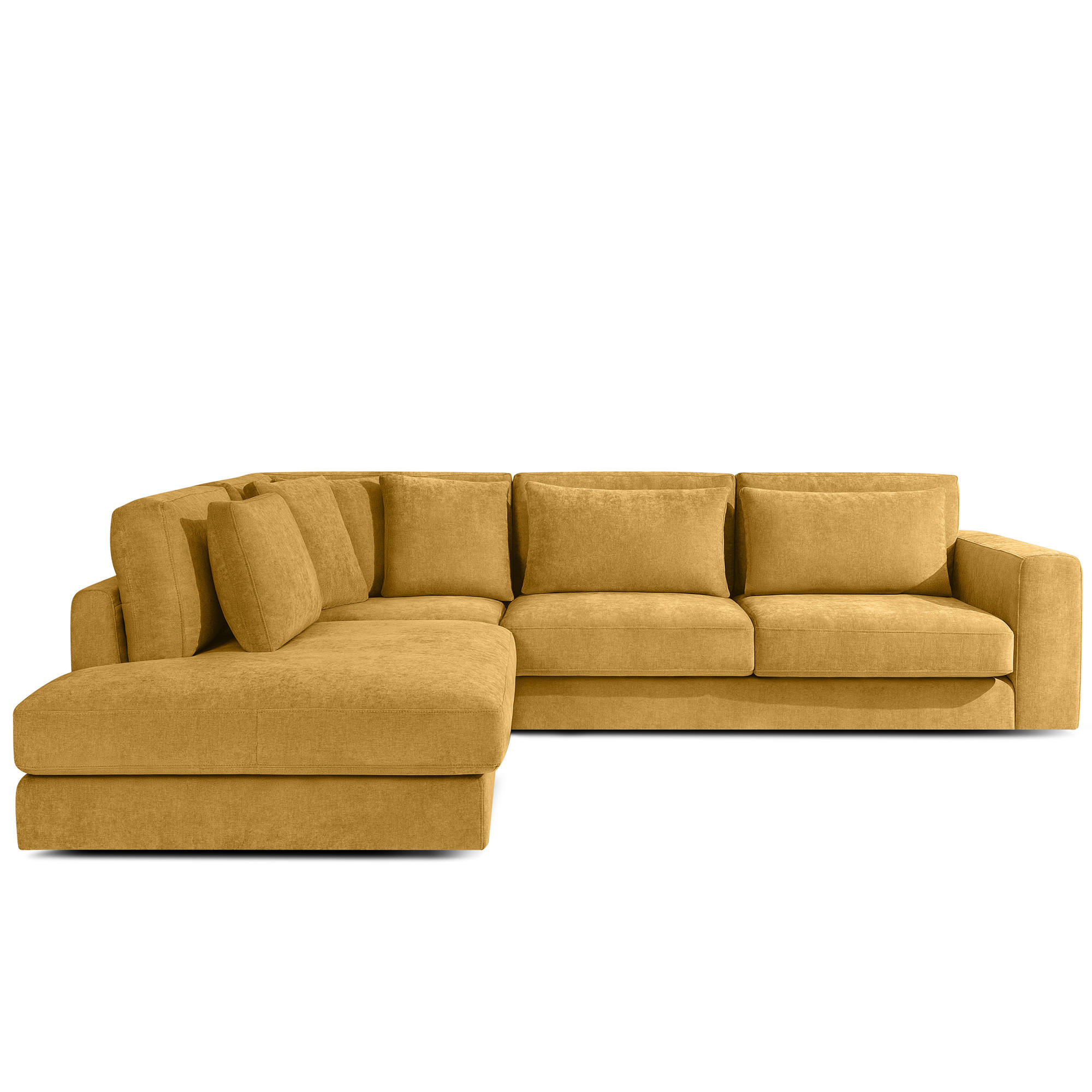 Konsimo® Ecksofa Gelb 297x248 cm