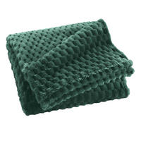 TAGESDECKE aus Flanell Frosty 150/125/0,5 cm - Grün, Textil (125/150cm) - Douceur d´intérieur