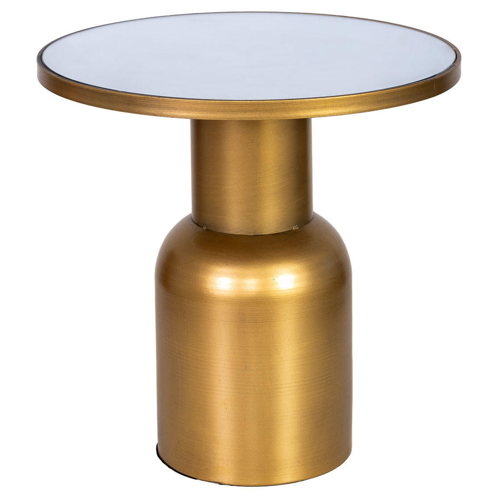 TISCH aus Metall, 46x45cm - Goldfarben, Metall (46/46/45cm) - Wanderlust