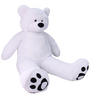PLÜSCHTIER Riesen Teddy XXL Weiß 183cm - Weiß, Textil (60/50cm) - Vercart