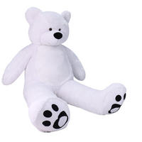 PLÜSCHTIER Riesen Teddy XXL Weiß 183cm - Weiß, Textil (60/50cm) - Vercart