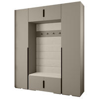 GARDEROBEN-SET 236,7/200/47 - Kaschmir/Beige, Holz/Metall (200/236.7/47cm) - Abiks Möbel