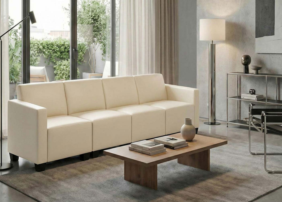 4-SITZER SOFA Beige - Beige, Textil (250/76/72cm) - MCW