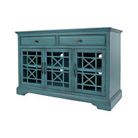 SIDEBOARD AVOLA Blau 127x49x82 cm - Blau, Holz (127/82/49cm) - FURNLUX