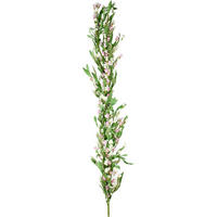 GIRLANDE Wiesenblumen 150 cm - Grün, Kunststoff (150cm) - FURNARO